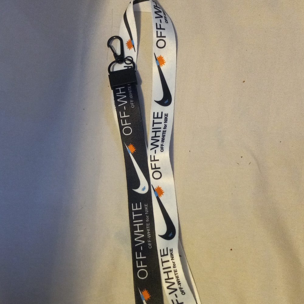 Off-White Black and White Lanyard Individual
